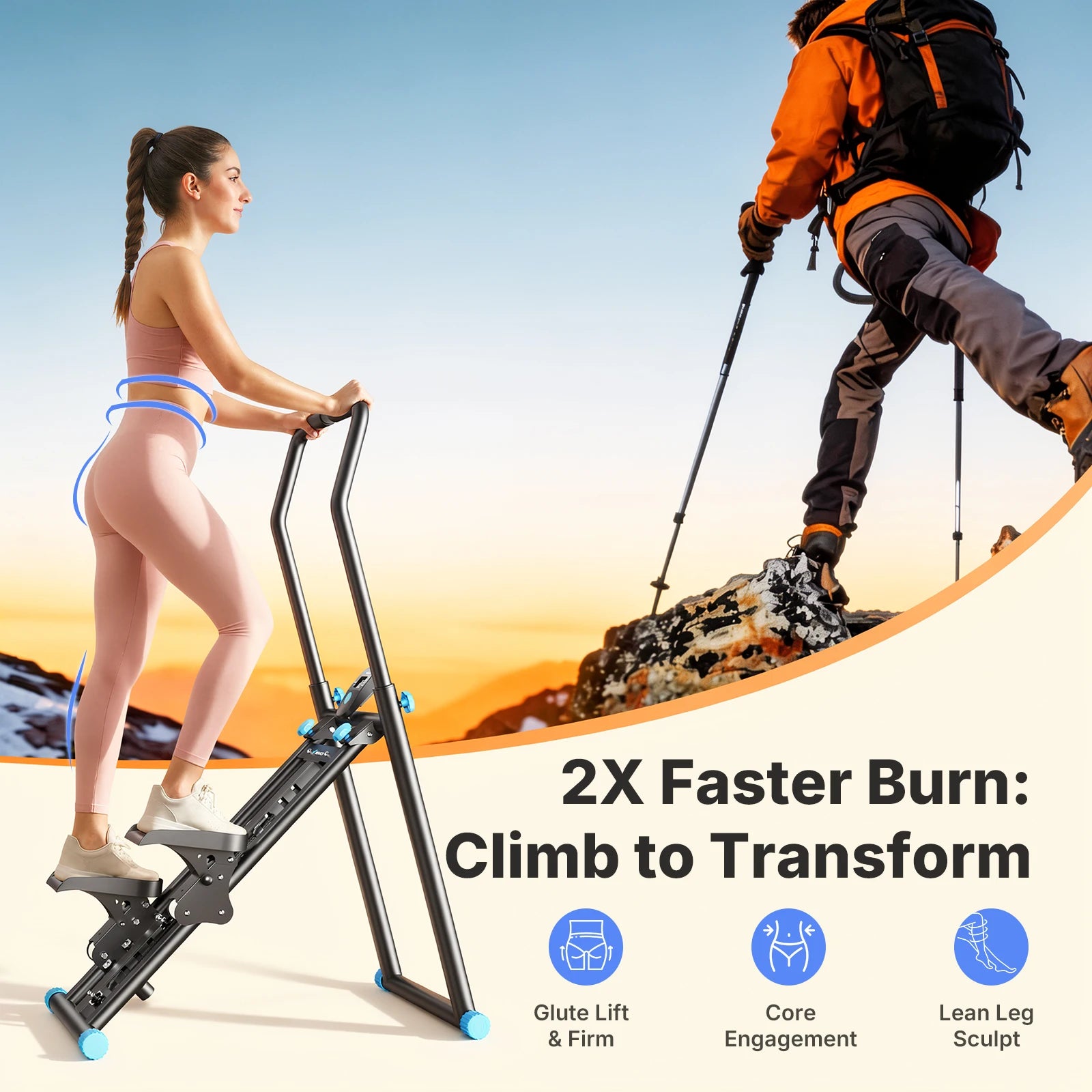 Foldable Stair Stepper Climbing Machine | Silent Full Body Home Workout β Wellness-Whirl