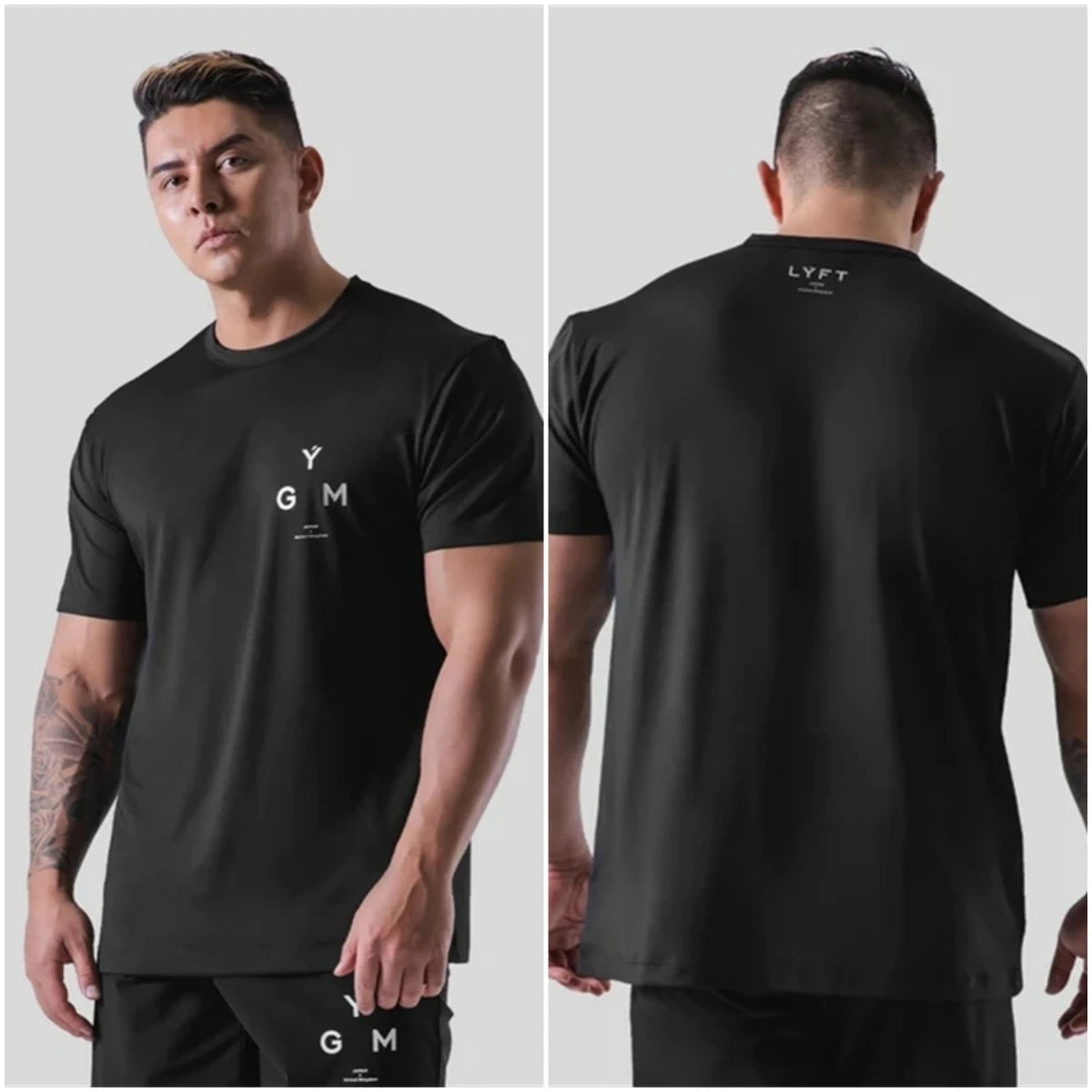 Men's Cotton Gym T-Shirt | Fitness Bodybuilding Tee