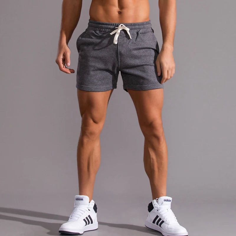 Men's Cotton Athletic Gym Shorts