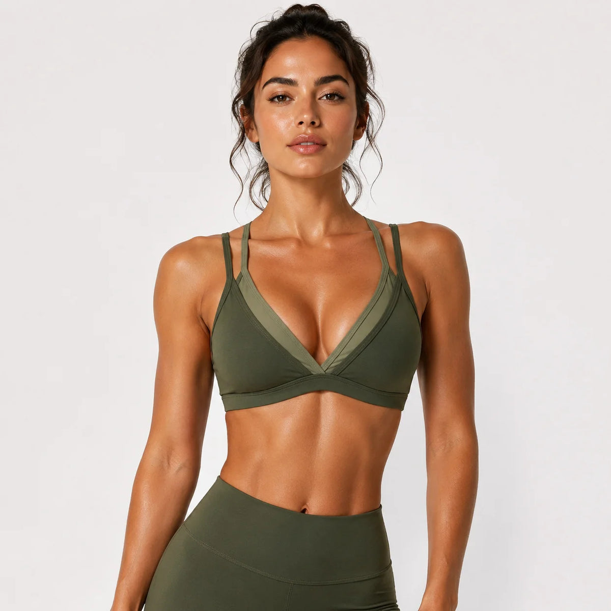 Women's Color Block Sports Bra | Naked-Feel Yoga & Fitness Top