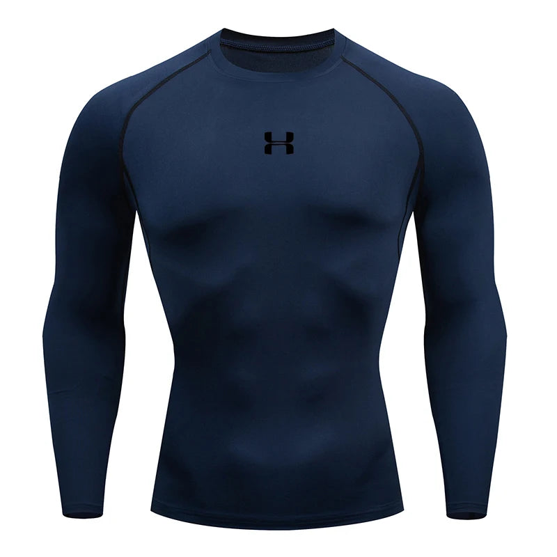 Men's Long Sleeve Compression Running Shirt