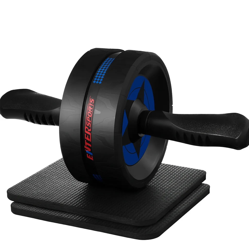 Ab Roller Wheel for Core Workout | Non-Slip Handles & Knee Mat Included – Wellness-Whirl