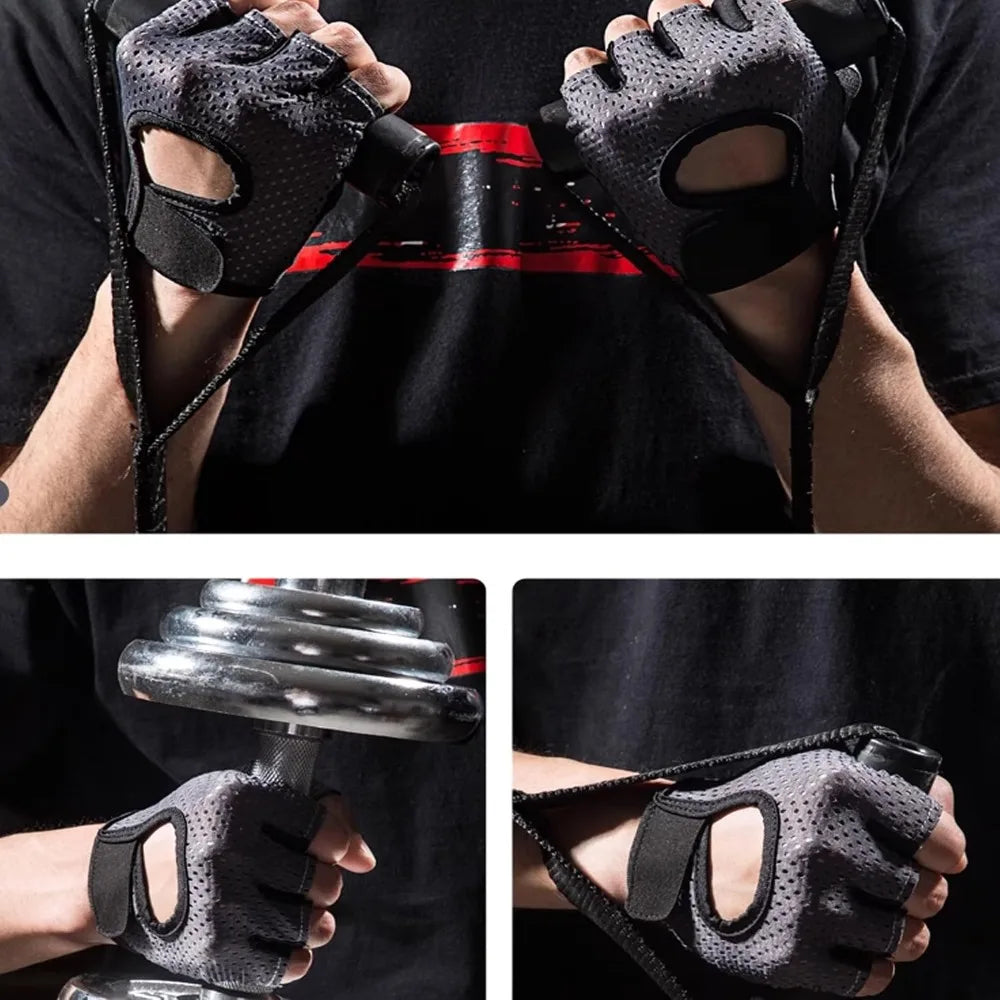 Anti Slip Fingerless Workout Gloves for Women Non Slip Gym Training Gloves with Premium Grip Padded Palm for Weight Lifting Cycling