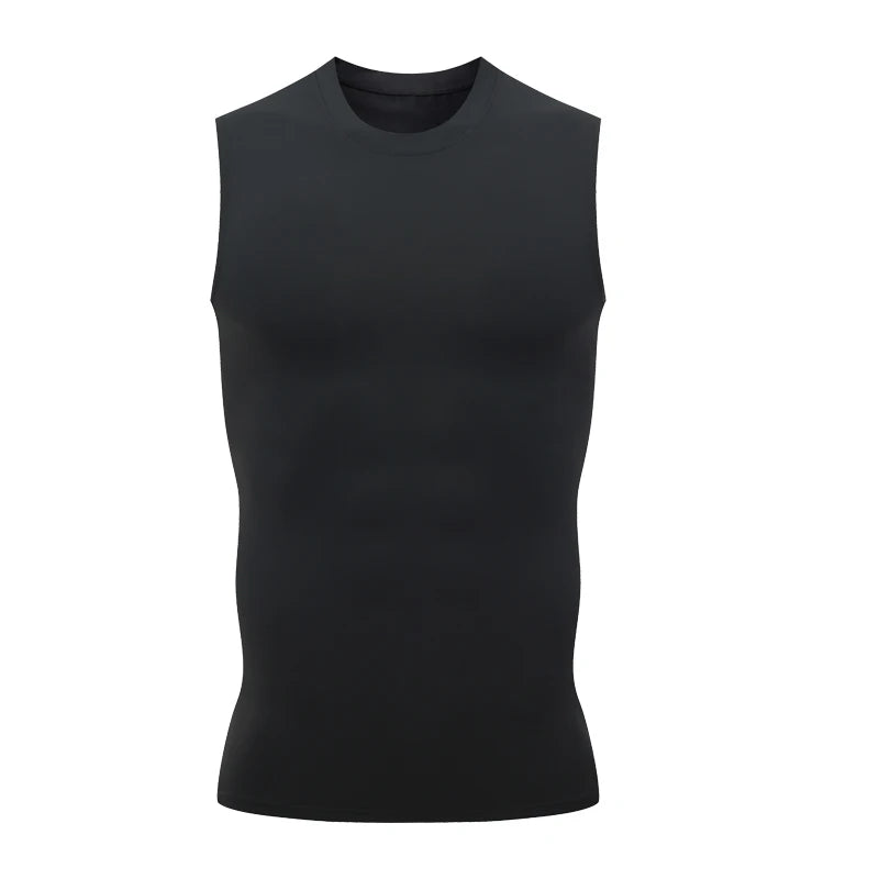 Men's Compression Sleeveless Gym Tank Top | Fitness Training Shirt – Wellness-Whirl