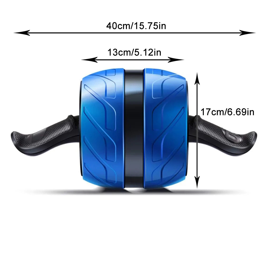 Rebound Ab Roller with Knee Mat | Home Gym Core & Abs Strength Trainer – Wellness-Whirl