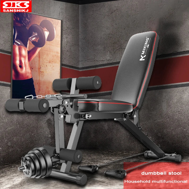 Multi-Function Fitness Bench | Dumbbell Stool & Sit-Up Board – Wellness-Whirl