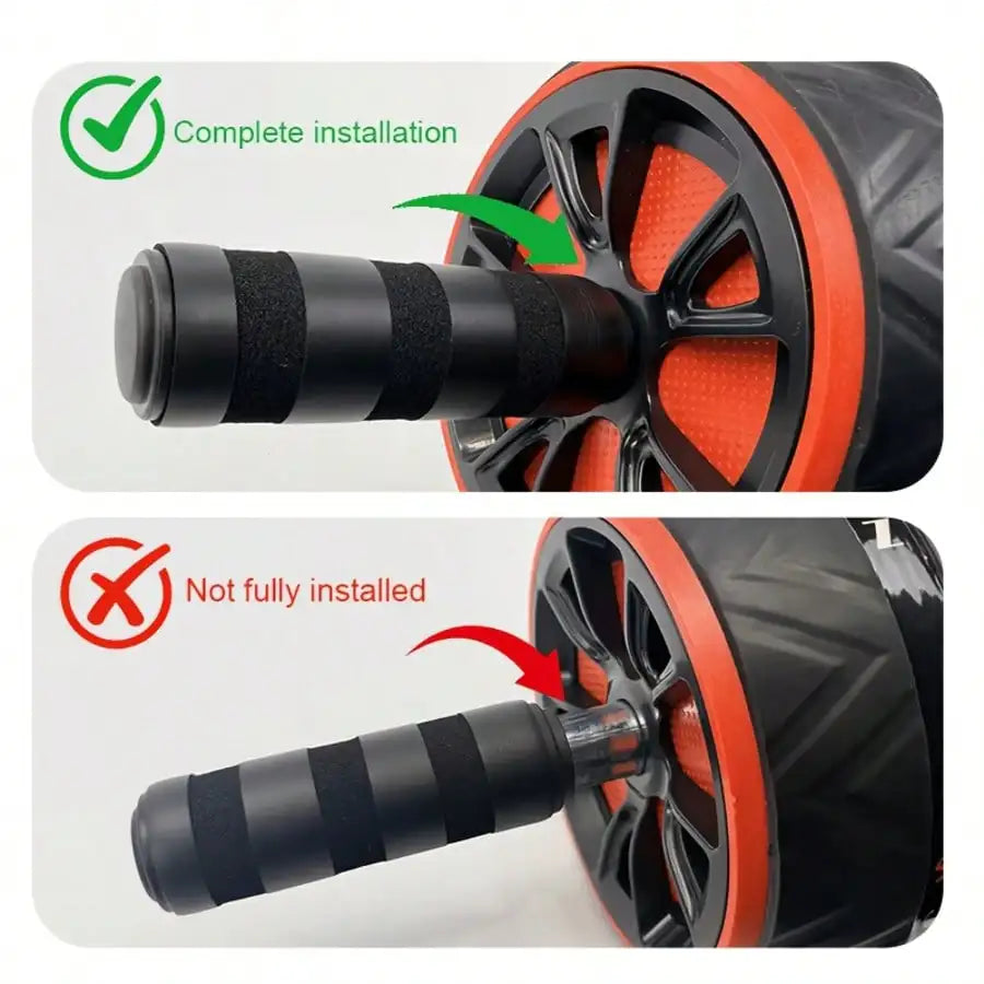 Ab Roller for Core & Chest Training | Compact Home Fitness Equipment – Wellness-Whirl