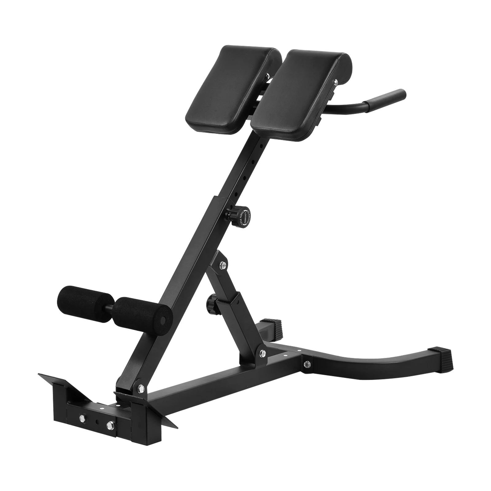 Multifunctional Roman Chair, Back Hyperextension Bench, Foldable Sit Up Bench for Ab Gluteal Muscle,