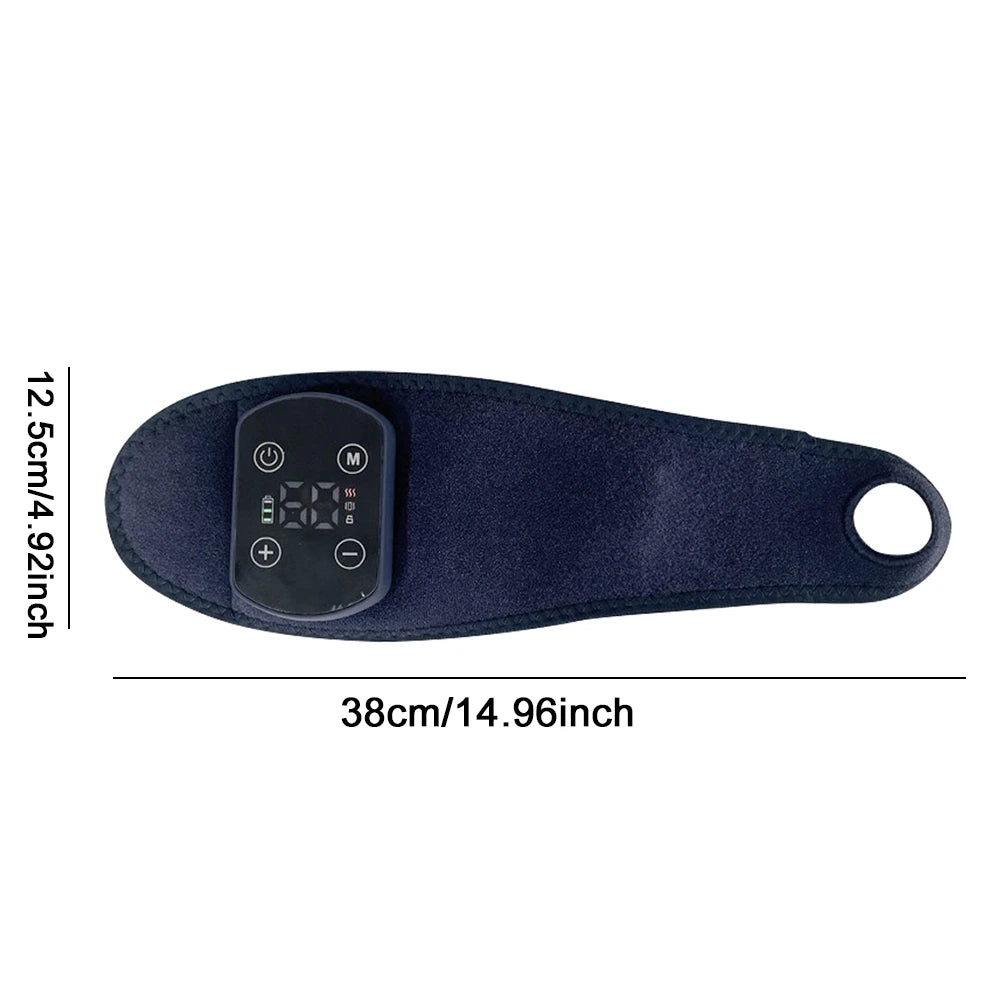 Wireless Electric Heating Wrist Massager 5 Levels Hot Compress 3 Levels Vibration Hand Massage Wrist Guard Band Support Belt