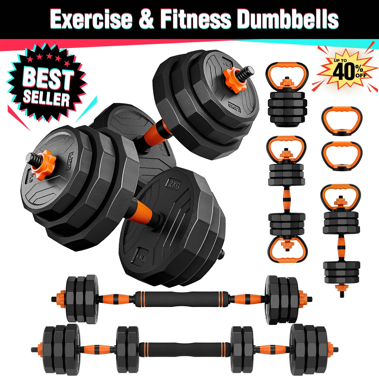 Fitness Dumb Bell Set