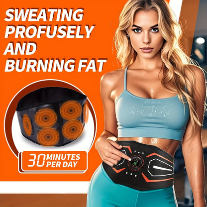EMS Abdominal Toning Belt | Electric Muscle Stimulator Body Slimming – Wellness-Whirl