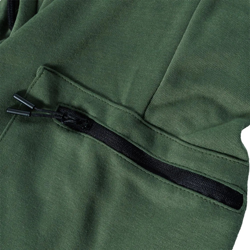 3 Pack Men's Fleece Lined Slim Fit Casual Tech Jogger Sweatpants Zipper Pockets GYM Track Pants S-3XL