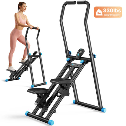 Foldable Stair Stepper Climbing Machine | Silent Full Body Home Workout – Wellness-Whirl