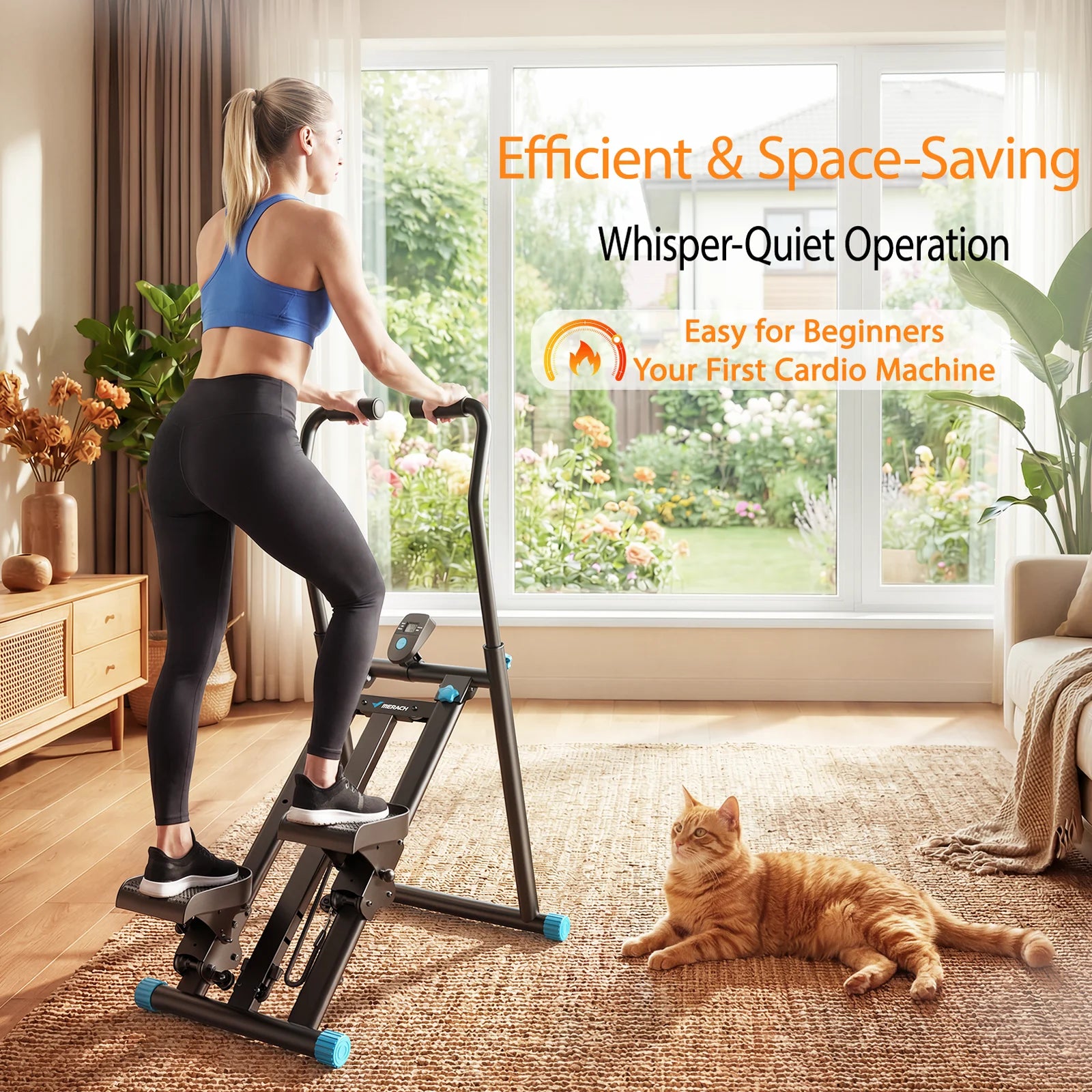 Foldable Stair Stepper Climbing Machine | Silent Full Body Home Workout – Wellness-Whirl