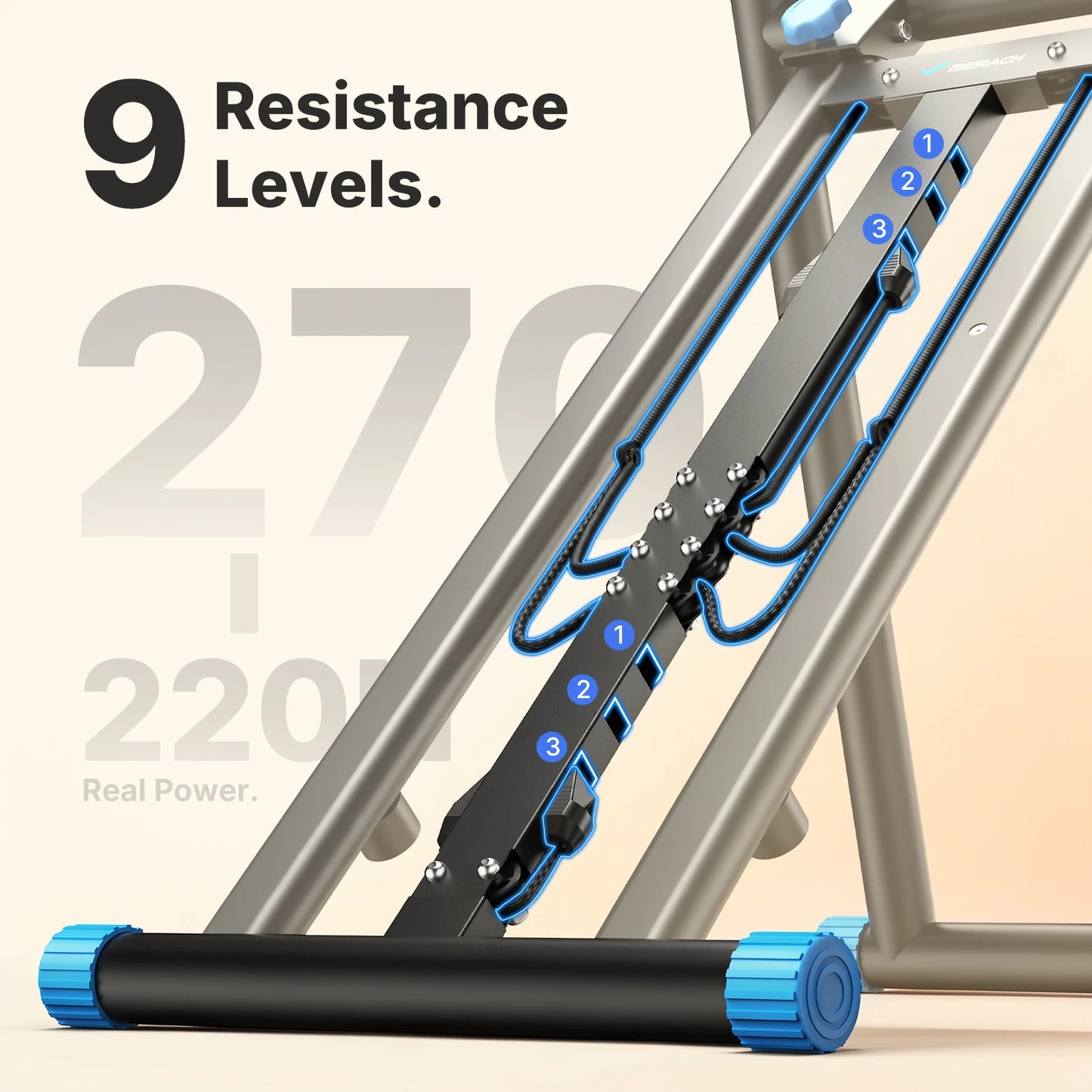 Stair Stepper Foldable Full Body Workout Silent Multi-functional Adjustable Fitness Climbing Machine for Home Use Exercise Running Sweating