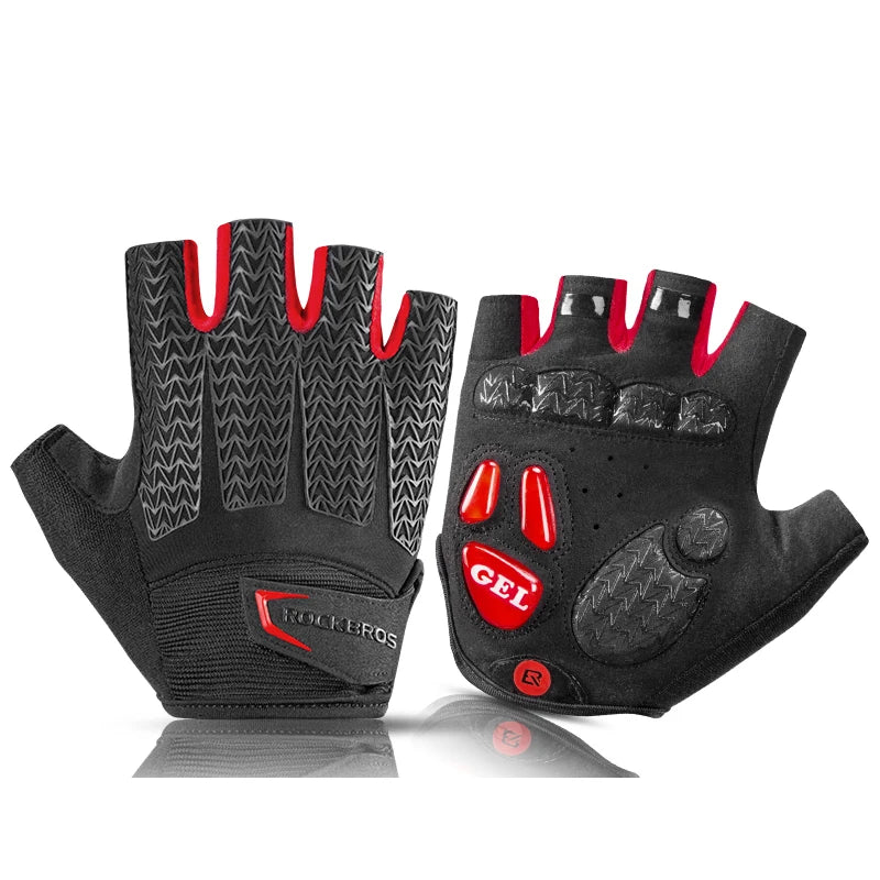 Cycling Gloves Half Finger Men Women Anti Slip Gel Pad Breathable Motorcycle MTB Road Bike Gloves Sports Bicycle Gloves