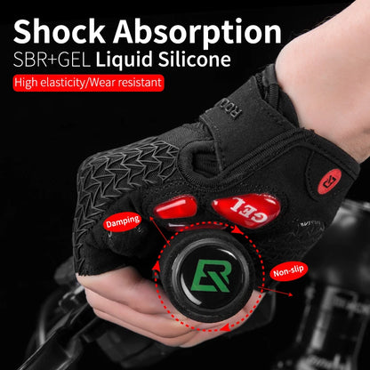 Cycling Gloves Half Finger Men Women Anti Slip Gel Pad Breathable Motorcycle MTB Road Bike Gloves Sports Bicycle Gloves