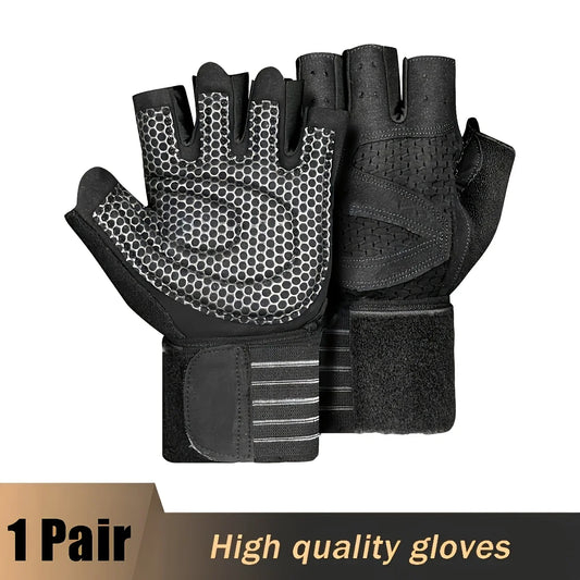 Gym Weightlifting Gloves with Wrist Support | Men & Women