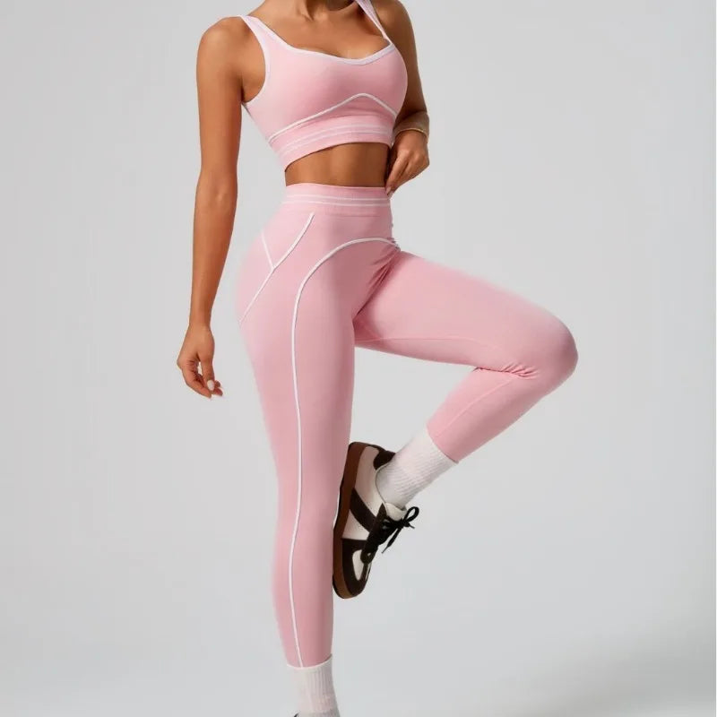 Women's Seamless Yoga Set | High-Waist Leggings & Sports Bra – Wellness-Whirl