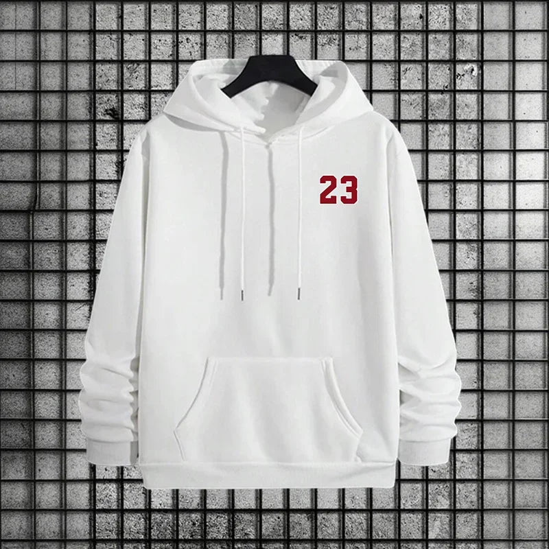 2025 Men's Vintage Sport Tracksuit Set College Style Hoodie and Classic Joggers Fall Winter Daily Training Sweatshirt Sweatpants