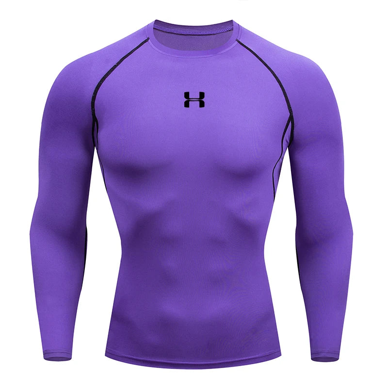 Men's Long Sleeve Compression Running Shirt