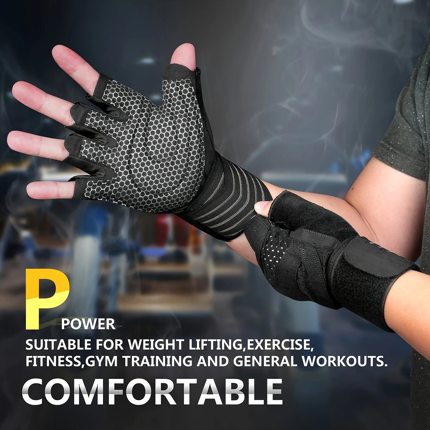 Gym Weightlifting Gloves with Wrist Support | Men & Women