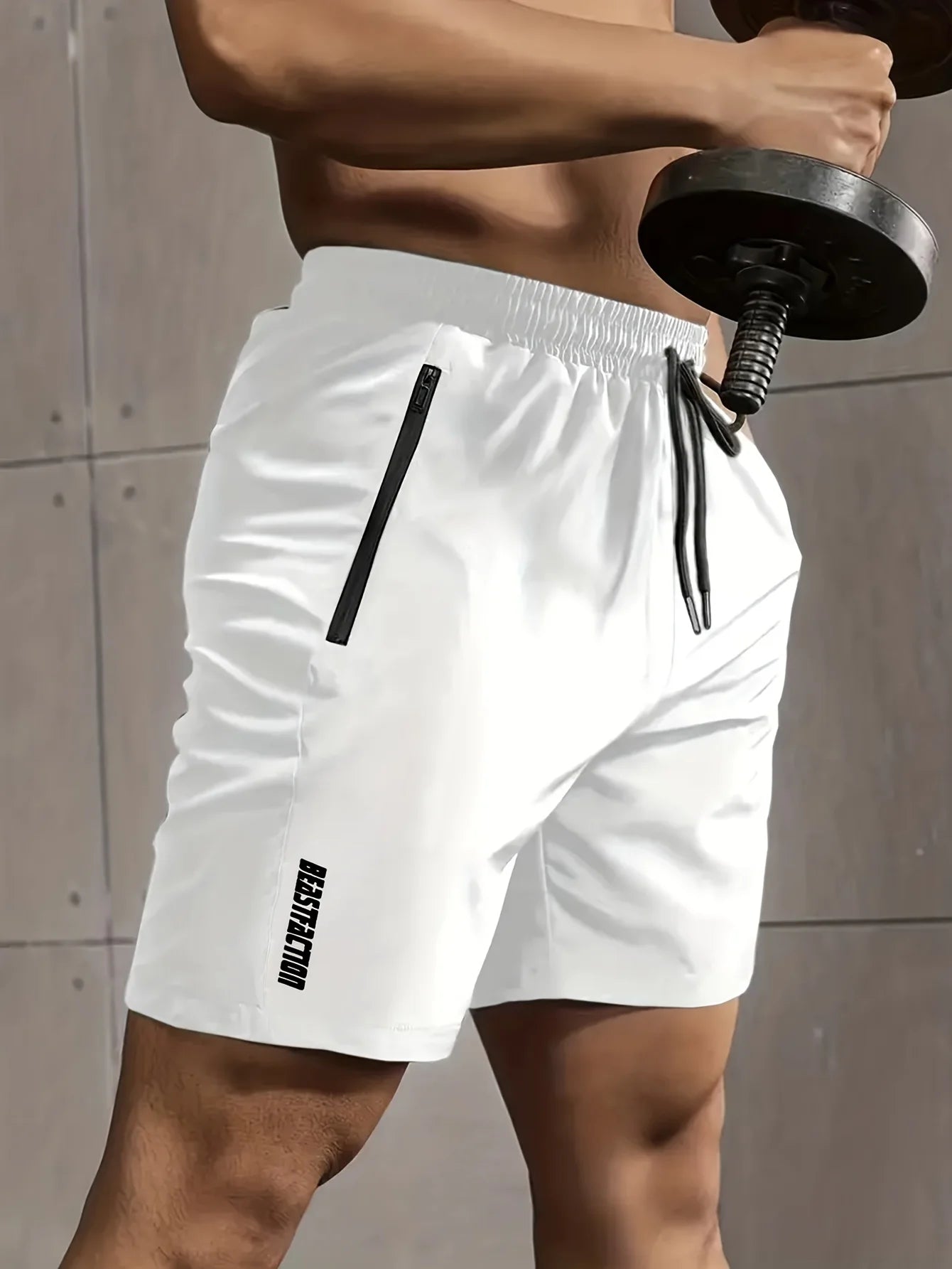1 piece men's casual style comfortable shorts, summer fitness clothing, quick-drying comfortable shorts