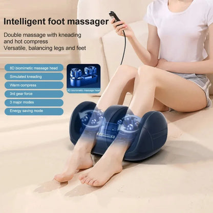 Extra Large Electric Foot Massager | Hot Compress Shiatsu Kneading Leg Roller – Wellness-Whirl