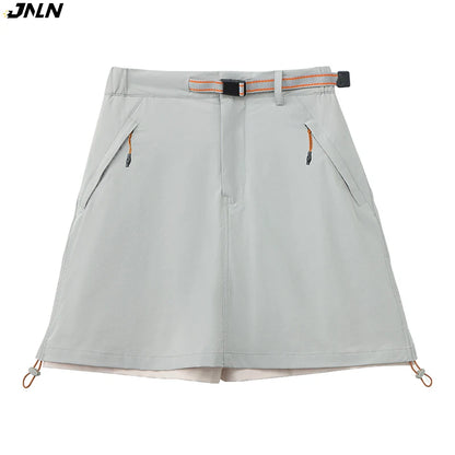 Women's Stretch Hiking Shorts Skirt | Lightweight Anti-Exposure Culottes – Wellness-Whirl