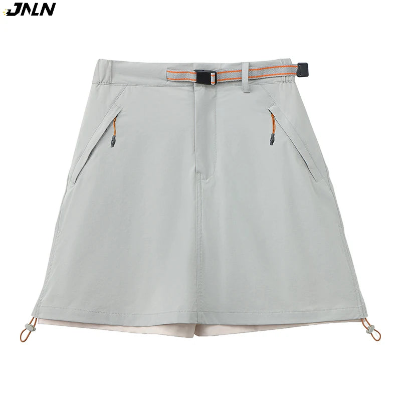 Women's Stretch Hiking Shorts Skirt | Lightweight Anti-Exposure Culottes – Wellness-Whirl