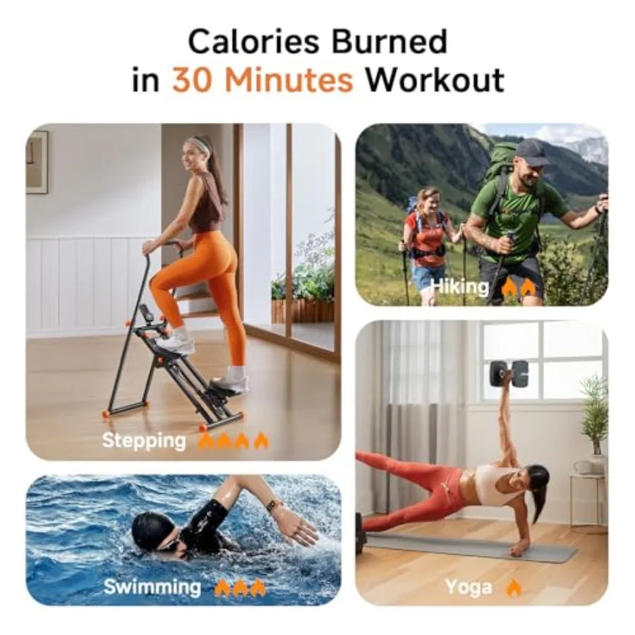 Stair Stepper for Home Gym Exercise Stairmaster for Full-Body Workout Compact Folding Stair Climber with Extended Step Range Ad