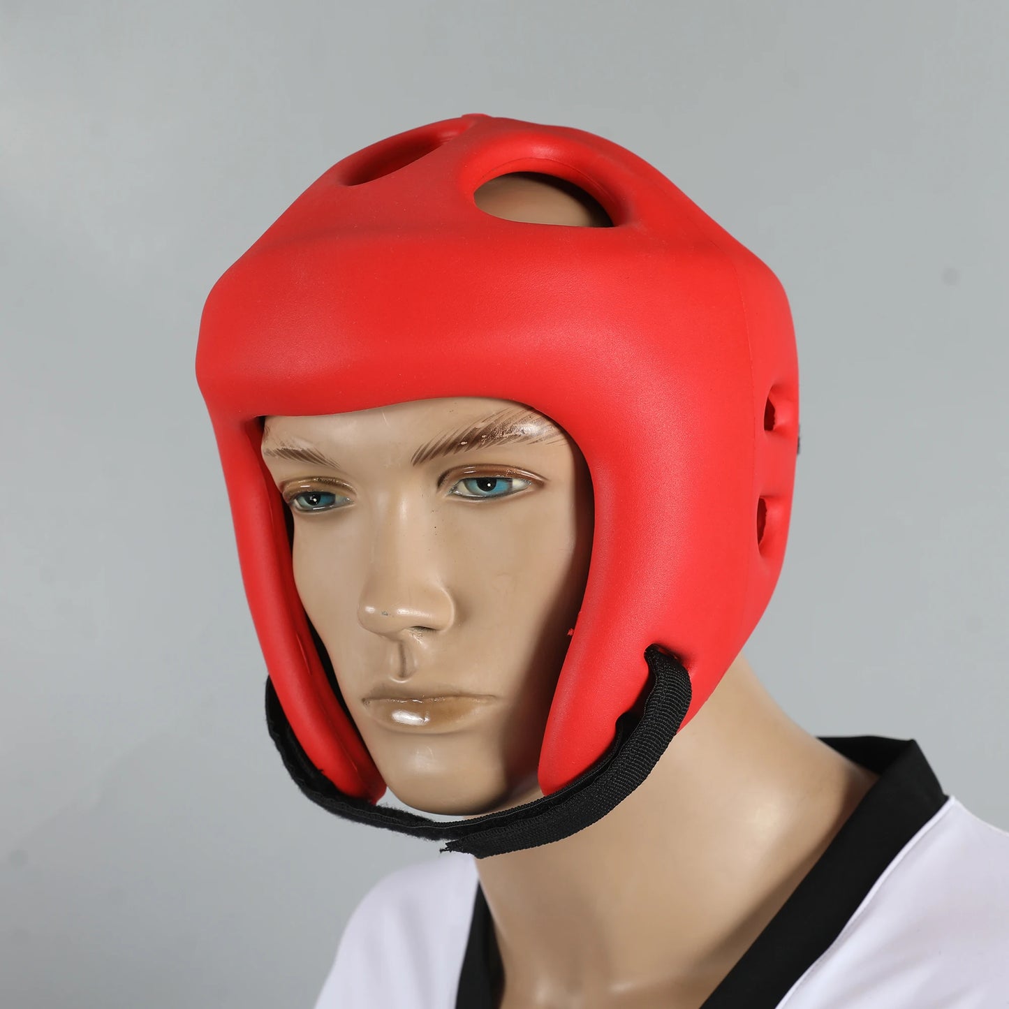 New Style Helmet White Head Guard Karate Headgear MMA Kick Boxing Sports Protector Professional Training Red Helmets