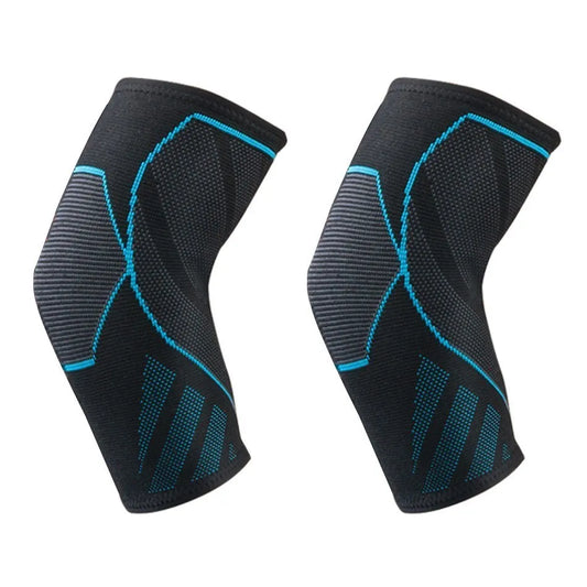 2 PCS Compression Elbow Support Pads Elastic Brace for Men Women Basketball Volleyball Fitness Protector Arm Sleeves