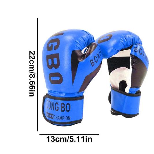 1 Pair Punching Training Workout Fight Exercise Mitts Kids Leather Boxing Gloves Kids Children Train Gym Glove Hand Protector