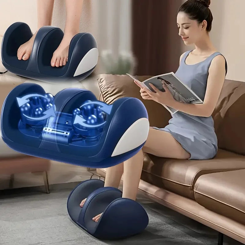 Extra Large Electric Foot Massager | Hot Compress Shiatsu Kneading Leg Roller – Wellness-Whirl