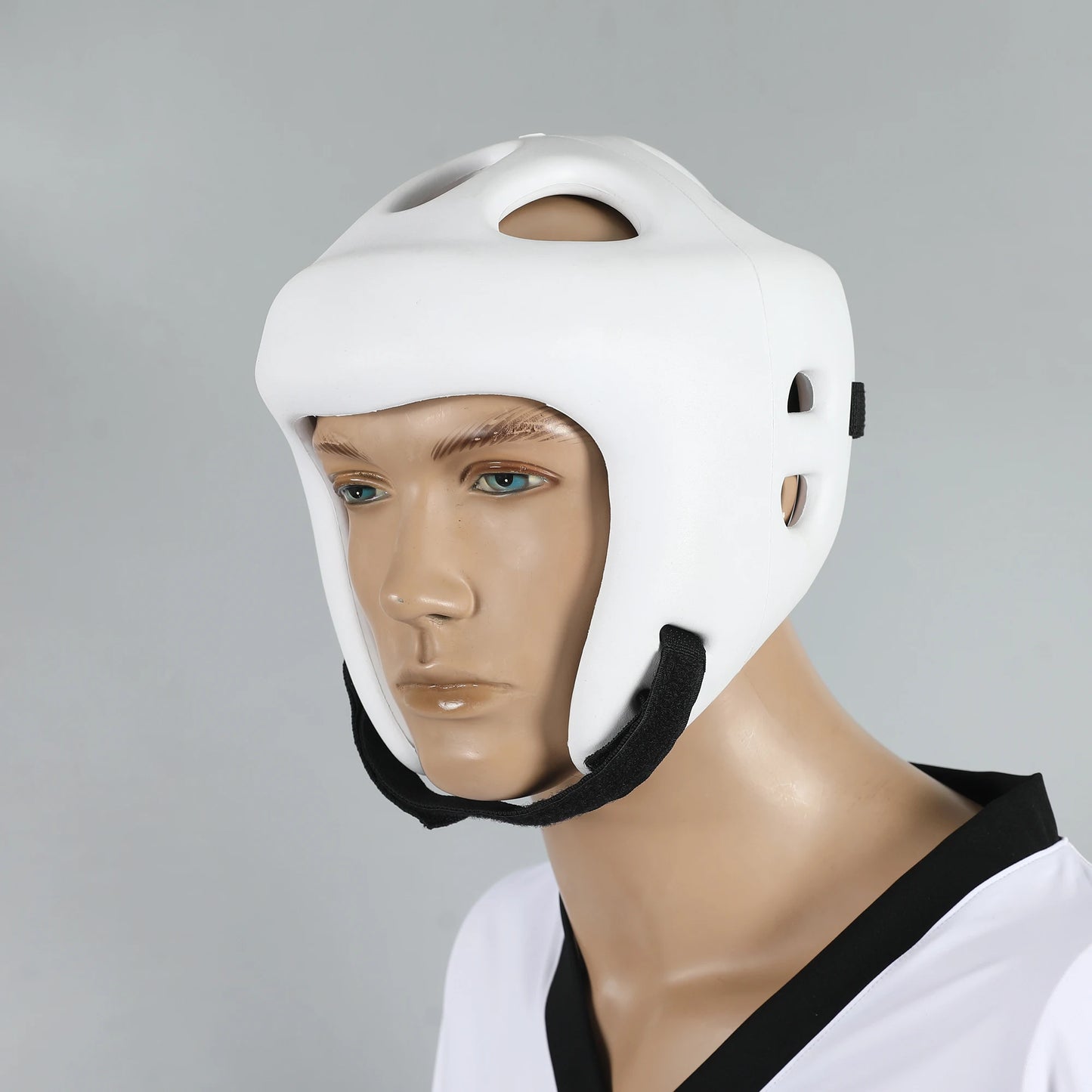 New Style Helmet White Head Guard Karate Headgear MMA Kick Boxing Sports Protector Professional Training Red Helmets