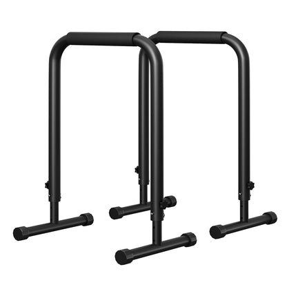 Adjustable Dip Bars with 3 Level Height 32 to 36 inch, 440 lbs Steel Parallel Push Up Stand, for Home Gym Strength Training