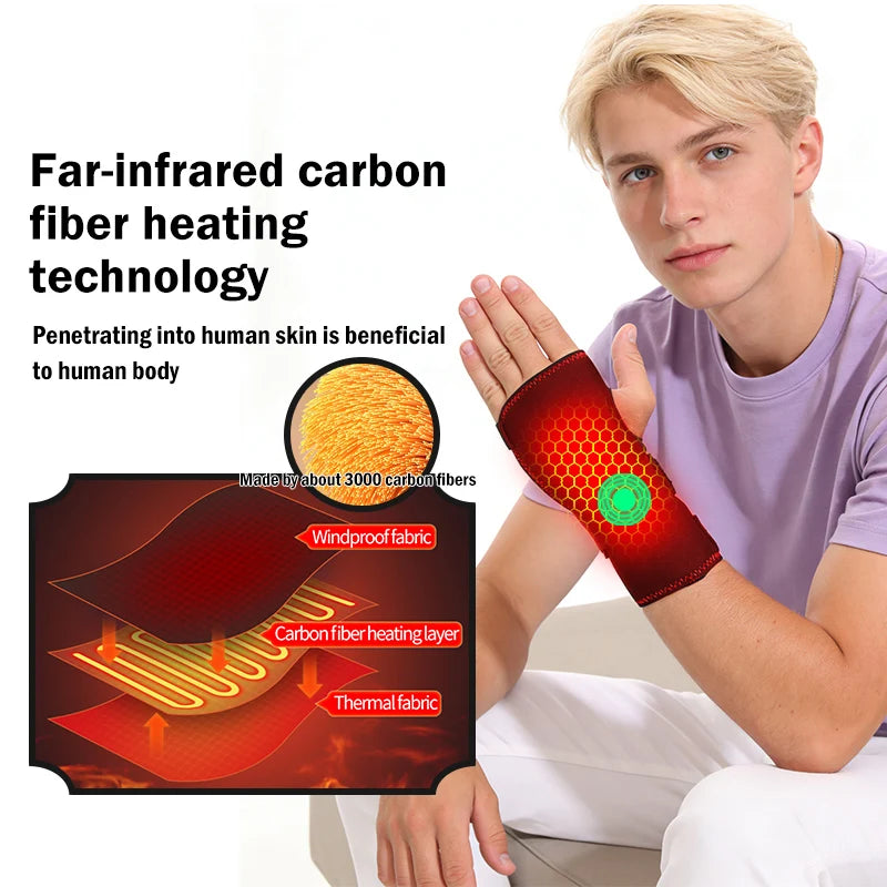 Heated Wrist Vibration Pad | 3 Heat Levels | For Daily Comfort & Relaxation
