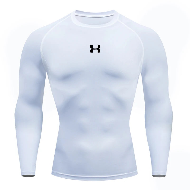 Men's Long Sleeve Compression Running Shirt