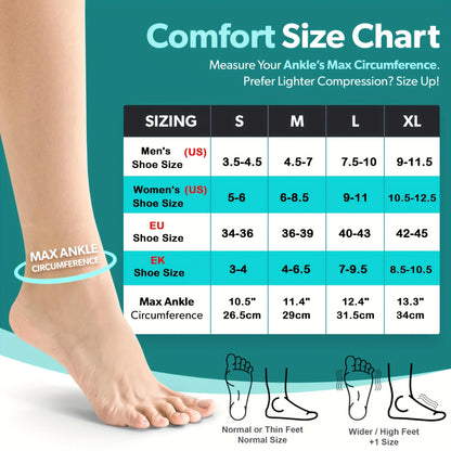 Compression Socks with Arch Support | Open-Toe Neuropathy Foot Sleeves – Wellness-Whirl