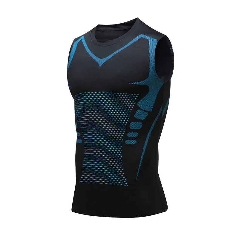 Men's Compression Gym Tracksuit | Long Sleeve Fitness Sportswear – Wellness-Whirl