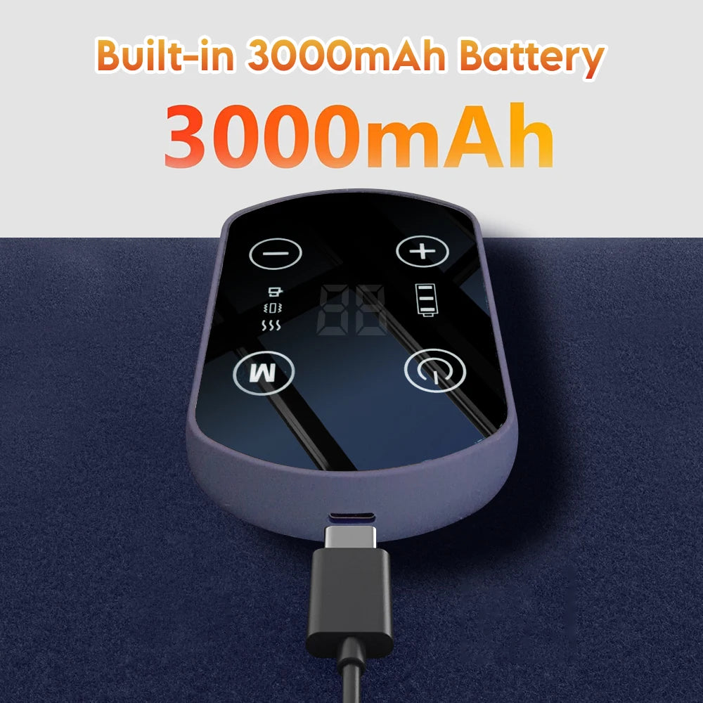 Wireless Electric Heating Wrist Massager 5 Levels Hot Compress 3 Levels Vibration Hand Massage Wrist Guard Band Support Belt