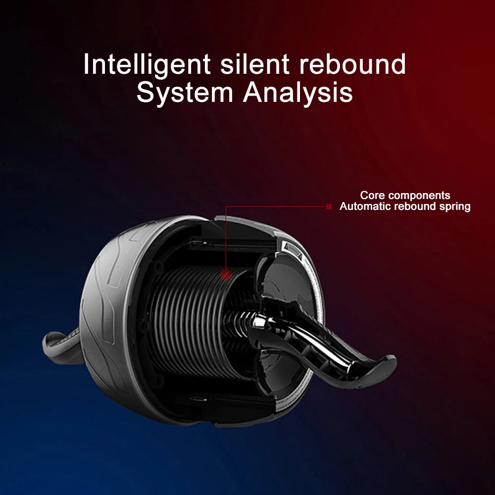 Rebound Ab Roller with Knee Mat Healthy Belly Wheel Home Gym Fitness Equipment for Abs Workout And Strength Training