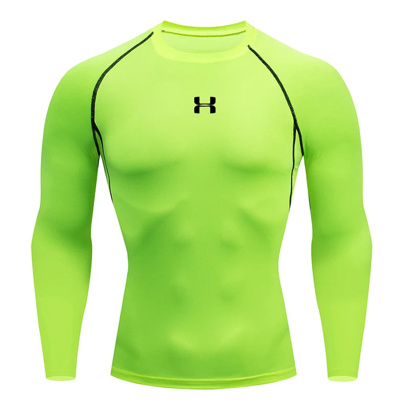 Men's Long Sleeve Compression Running Shirt