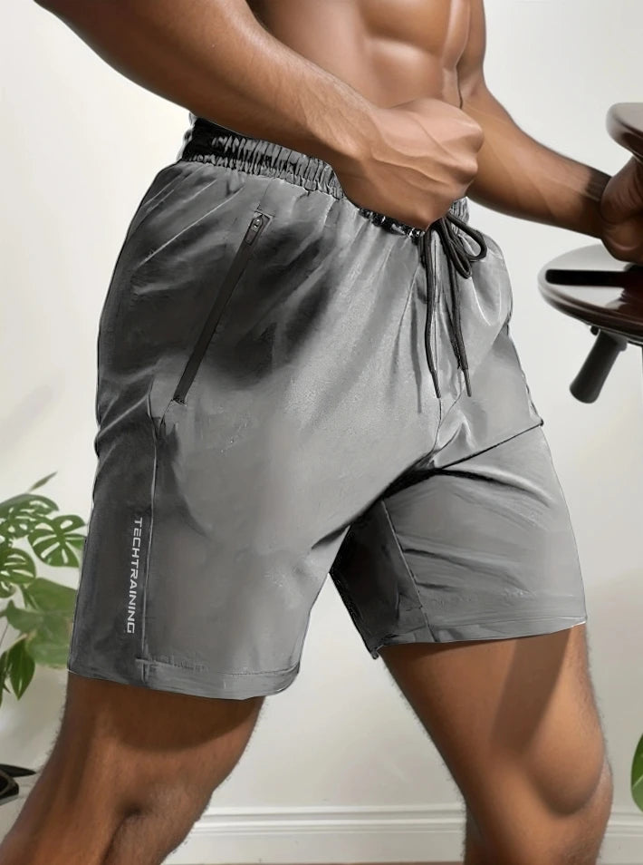 Men's  Summer Gym Workout Running Cycling, Quick Drying Breathable   Shorts, Wellness-Whirl
