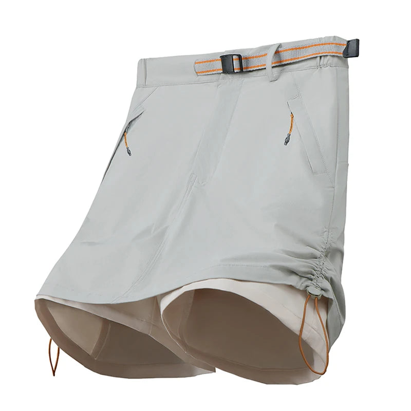 Women's Stretch Hiking Shorts Skirt | Lightweight Anti-Exposure Culottes – Wellness-Whirl