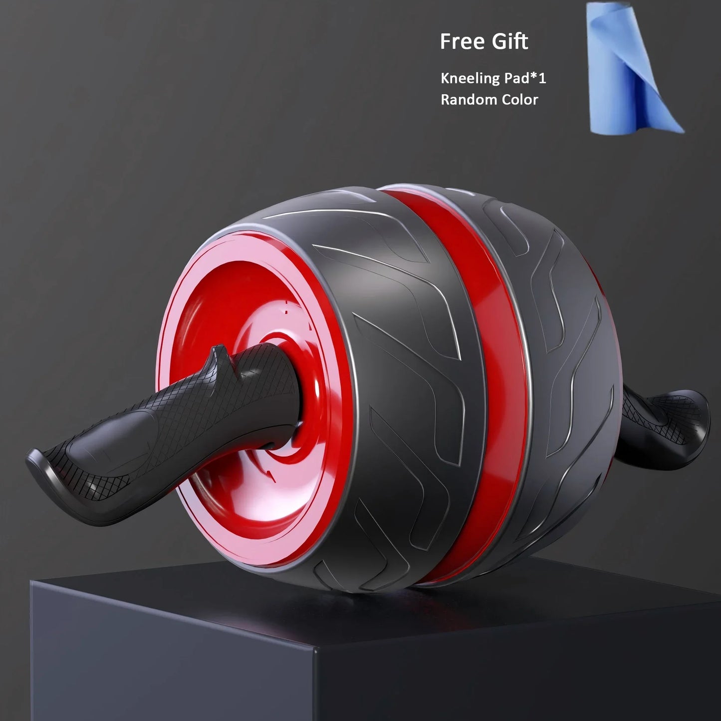 Rebound Ab Roller with Knee Pad – Home Gym Core Strength Trainer | Belly Wheel Workout for Effective Abs Exercise