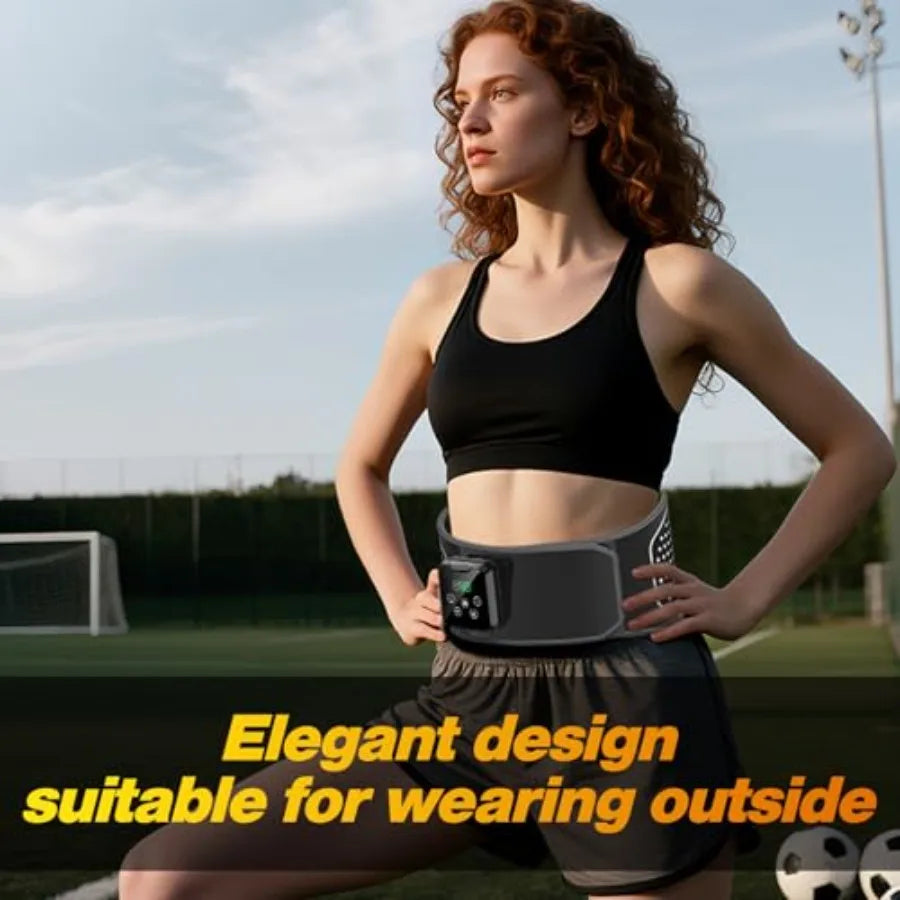 Cordless Electric Heating Pad with Massage for Lower Back Relief: 3 Vibration Modes 4 Adjustable Heating Levels 4000mAh Recharg