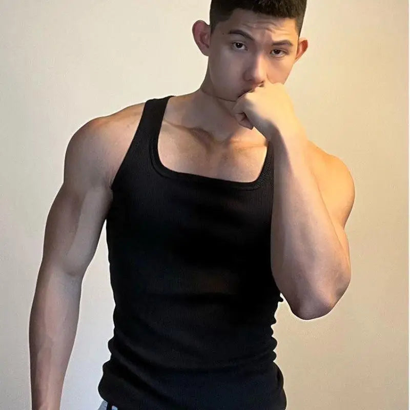Men's Slimming Body Shaper Vest | Tummy Control Compression Waist Trainer Tank
