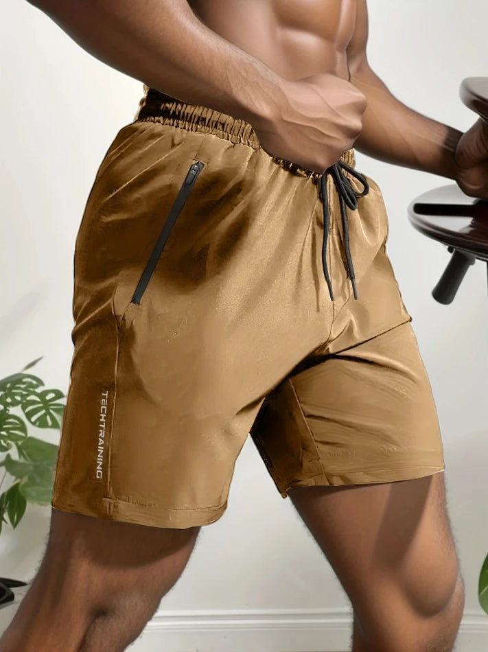 Men's  Summer Gym Workout Running Cycling, Quick Drying Breathable   Shorts, Wellness-Whirl